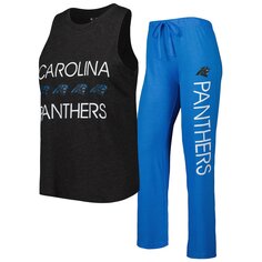 Пижамный комплект Concepts Sport Carolina Panthers, синий