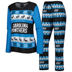Пижамный комплект FOCO Carolina Panthers, синий