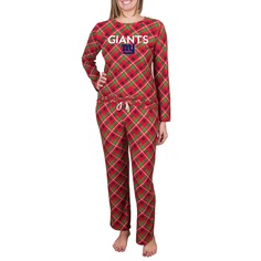 Пижамный комплект Concepts Sport New York Giants, красный