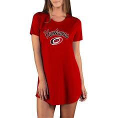 Ночная рубашка Concepts Sport Carolina Hurricanes, красный