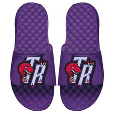 Шлепанцы ISlide Toronto Raptors, фиолетовый