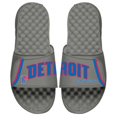 Шлепанцы ISlide Detroit Pistons, серый