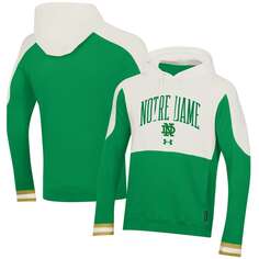 Пуловер с капюшоном Under Armour Notre Dame Fighting Irish, зеленый