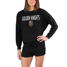 Пижамный комплект Concepts Sport Vegas Golden Knights, черный