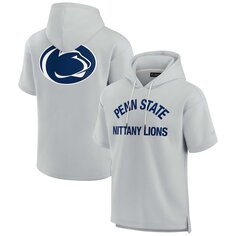 Пуловер с капюшоном Fanatics Signature Penn State Nittany Lions, серый