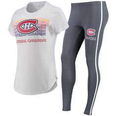 Пижамный комплект Concepts Sport Montreal Canadiens, белый