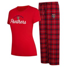 Пижамный комплект Concepts Sport Florida Panthers, красный