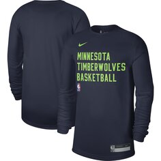 Футболка с длинным рукавом Nike Minnesota Timberwolves, нави