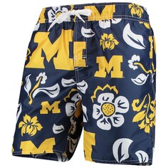 Пляжные шорты Wes &amp; Willy Michigan Wolverines, нави