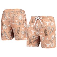 Пляжные шорты Wes &amp; Willy Texas Longhorns, оранжевый