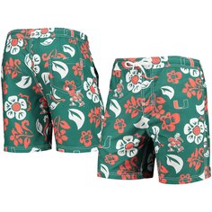 Пляжные шорты Wes &amp; Willy Miami Hurricanes, зеленый