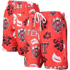 Пляжные шорты Wes &amp; Willy Texas Tech Red Raiders, красный