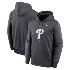 Пуловер с капюшоном Nike Philadelphia Phillies, антрацит