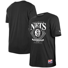 Футболка с коротким рукавом New Era Brooklyn Nets, черный