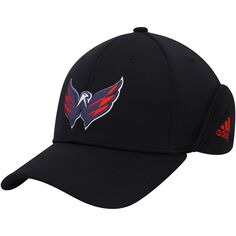 Мужская черная кепка с наушниками adidas Washington Capitals