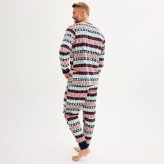 Мужские пижамные комплекты Jammies For Your Families Christmas Morning Fairisle с верхом и низом