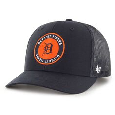 Мужская темно-синяя бейсболка &apos;47 Detroit Tigers представляет регулируемую кепку Trucker