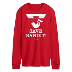 Мужская футболка с длинным рукавом The Office Save Bandit Licensed Character