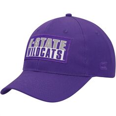 Мужская фиолетовая кепка Colosseum Kansas State Wildcats Positraction Snapback