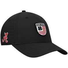 Мужская черная кепка Alabama Crimson Tide Nation Shield Snapback