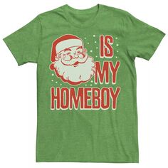 Мужская футболка Santa с надписью &quot;Is My Homeboy&quot; Licensed Character
