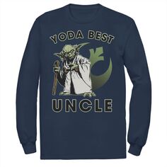 Мужская футболка с логотипом Star Wars Yoda Best Uncle Rebel