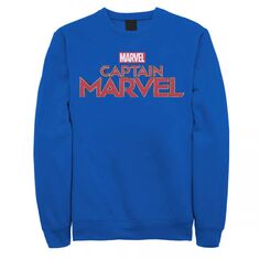 Мужской свитшот с карманом и логотипом Marvel Captain Marvel