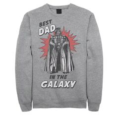 Мужская винтажная толстовка Вейдера с изображением Звездных войн, дня отца, лучшего папы в галактике Star Wars