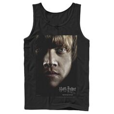 Мужская футболка на бретельках с рисунком Гарри Поттера «Дары смерти Рона» и персонажа Harry Potter