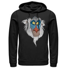 Мужской пуловер с капюшоном Disney The Lion King Rafiki Big Face