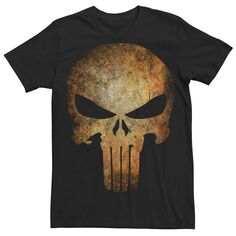 Мужская футболка Punisher с рисунком настоящего черепа Licensed Character