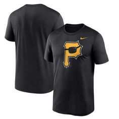 Мужская черная футболка Nike Pittsburgh Pirates с повязкой на глазу Hometown Legend Performance