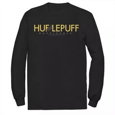 Мужская футболка с простой надписью «Дом Гарри Поттера Хаффлпафф» Harry Potter