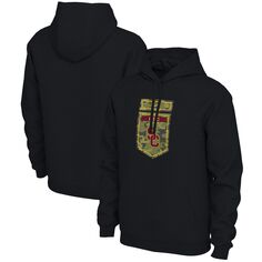 Мужской черный пуловер с капюшоном Nike USC Trojans Veterans Camo
