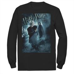Мужская футболка с длинными рукавами и рисунком Гарри Поттера, принца-полукровки Драко и Снейпа Harry Potter
