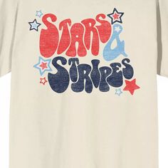 Мужская футболка со звездами и полосками Americana Licensed Character