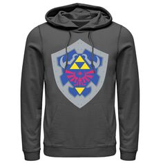 Мужской пуловер с капюшоном Legend Of Zelda Simple Shield Licensed Character