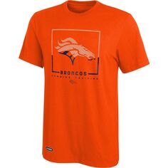 Мужская оранжевая футболка-клатч Denver Broncos Joint Authentic Outerstuff