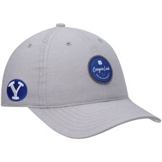 Мужская серая регулируемая шляпа BYU Cougars Oxford Circle