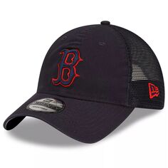Мужская регулируемая кепка New Era Navy Boston Red Sox 2022 Batting Practice 9TWENTY