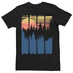 Мужская футболка Sunset Forest Shadow Landscape Generic
