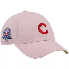 Мужская регулируемая кепка розового цвета Chicago Cubs 1990 года, посвященная Матчу всех звезд MLB 1947 года, с двойной подкладкой и очисткой