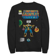 Мужской флисовый пуловер с героями комиксов Marvel Thanos Infinity Gauntlet