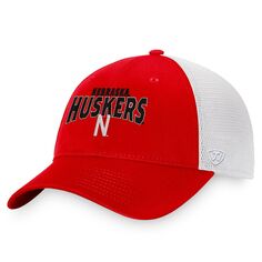 Мужская кепка Top of the World ярко-белого цвета Nebraska Huskers Breakout Trucker Snapback