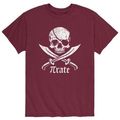 Мужская футболка с черепом пирата Licensed Character