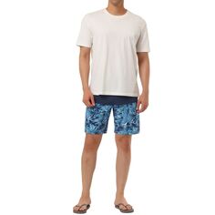 Мужские летние пляжные шорты для плавания на шнурке с цветными блоками и принтом Lars Amadeus