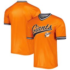 Мужской джерси команды Stitches оранжевого цвета San Francisco Giants Cooperstown Collection Team