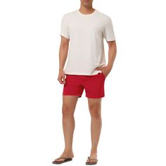 Мужские летние повседневные шорты для плавания с эластичным поясом и сетчатой ​​подкладкой Lars Amadeus