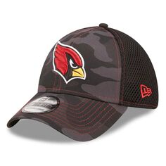 Мужская кепка New Era камуфляж/черный Arizona Cardinals Logo Neo 39THIRTY Flex Hat