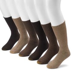 Набор из 6 мужских носков Harrington увеличенного размера GOLDTOE